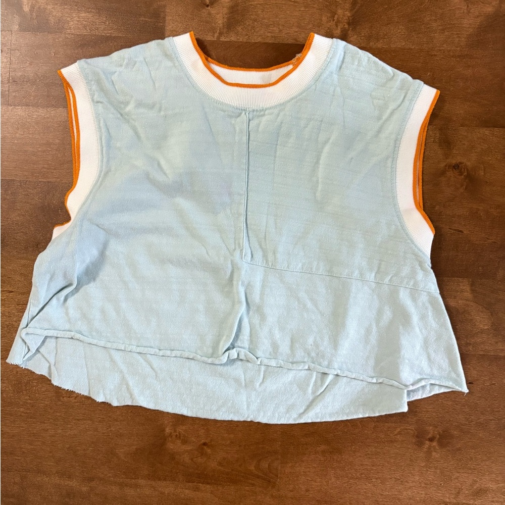 Urban Outfitters Blue Sleeveless Top